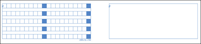 フレームグリッドとテキストフレーム